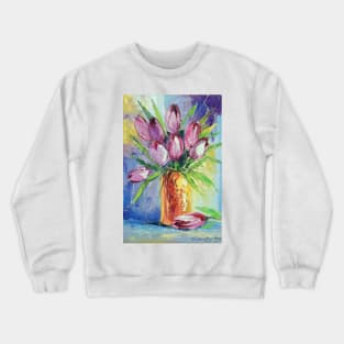 A bouquet of tulips Crewneck Sweatshirt